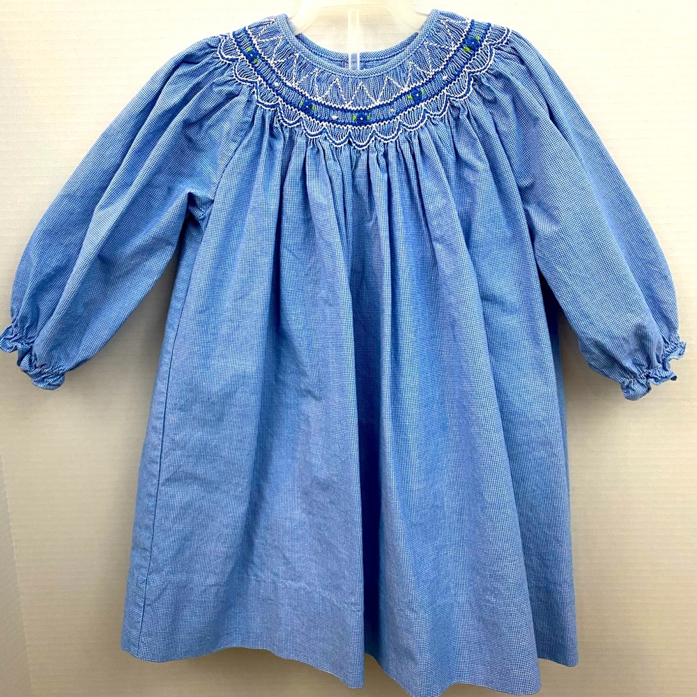 Petit Ami Smocked Dress With Bloomers 18 Months